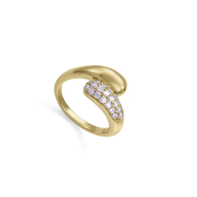 Anillo plata baño oro 2377A016-30