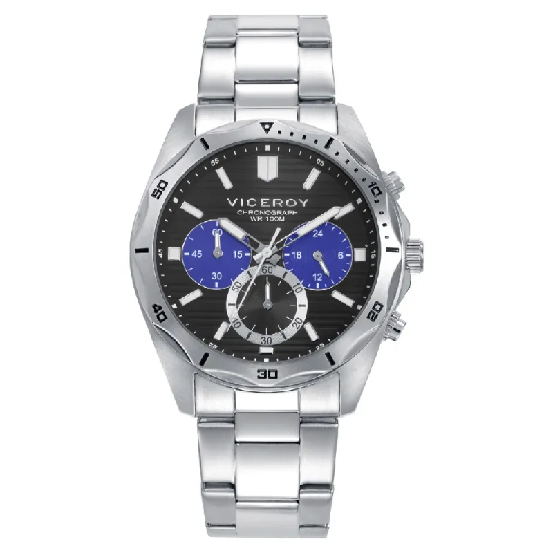 Reloj crono acero brazalete 401483-57