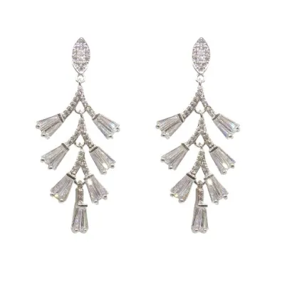 Pendientes Ivoire acero y piedras Z20157