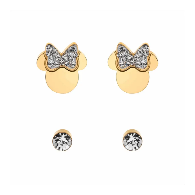 Pendientes Minnie lazo bolas ST0010PD