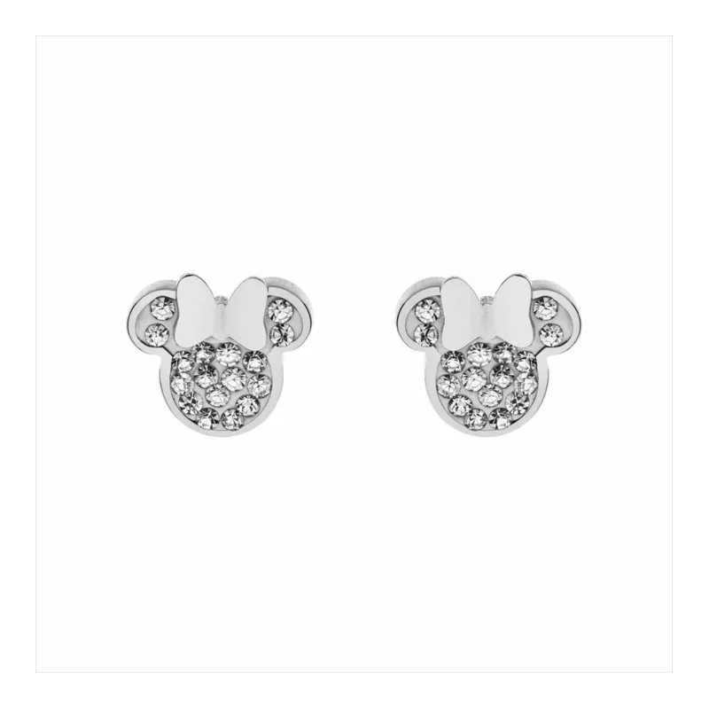 Pendientes Minnie piedras blancas ST0025