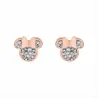 Pendientes Minnie piedras blancas ST0026