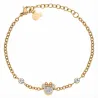 Pulsera Minnie piedras blancas ST0029B