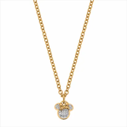 Colgante Minnie piedras blancas ST0029C