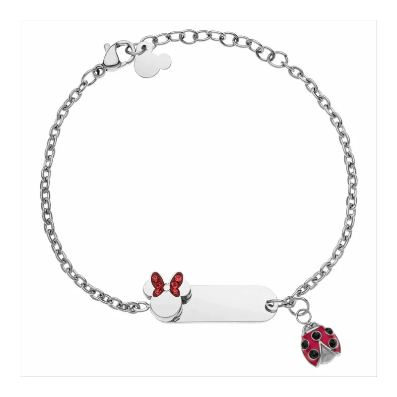 Pulsera Miniie mariquita roja ST0033B