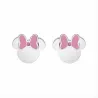 Pendientes Minnie lazo rosa ST0041P