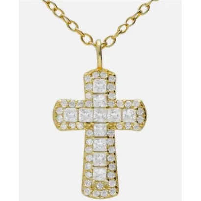 Collar corto lux circonita A5633-07DG
