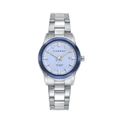 Reloj acero ip azul 401348-37