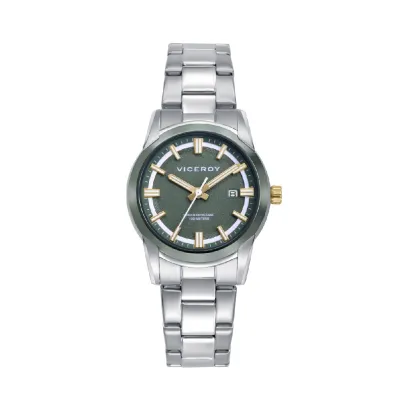 Reloj acero ip verde 401348-67