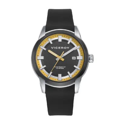 Reloj acero ip negro 401501-57