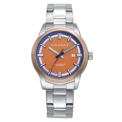 Reloj acero ip rosa 401503-97