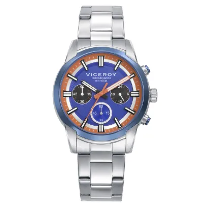 Reloj acero ip azul 401507-37