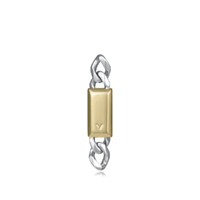 Pendiente acero ip dorado 15213E01000