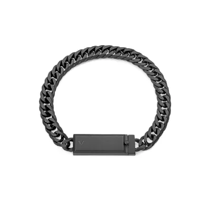 Pulsera acero ip negro 15213P01010