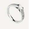 Solitario Brilliant Cut plata BSO6