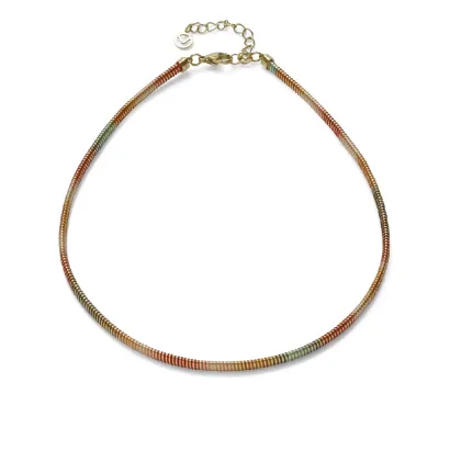 Collar acero dorado tubogas 14361C01017