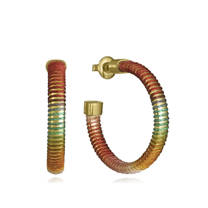 Pendiente acero dorado tubogas 14361E010