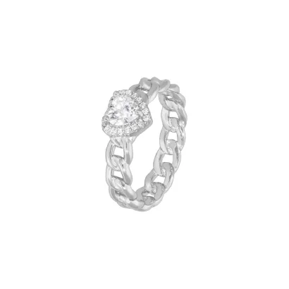 Anillo Marea plata esenciales D02206 AE1