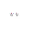 Pendientes Marea plata D02401 AT