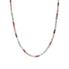 Collar plata piedras oro NXA720Y31200