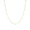 Collar plata piedras oro NZ135Y0000