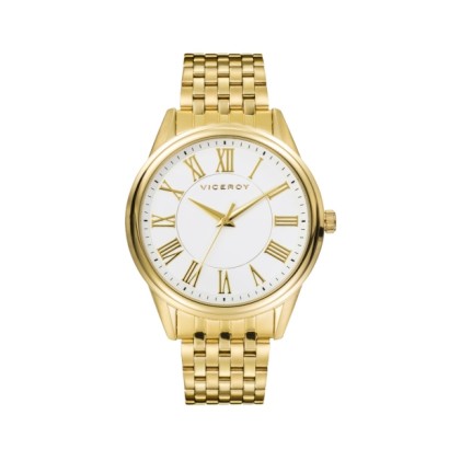 RELOJ ACERO IP DORADO BRAZALETE SR VA 471329-67