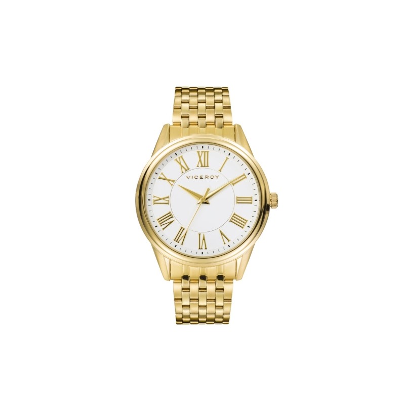 RELOJ ACERO IP DORADO BRAZALETE SR VA 471329-67