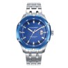 RELOJ ACERO IP AZUL BRAZALETE SR VA 46833-37