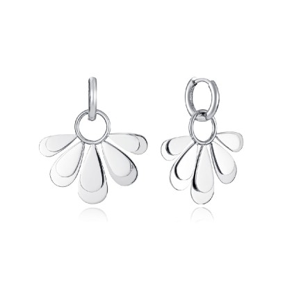 Pendientes acero flor sra fn 14149E01012