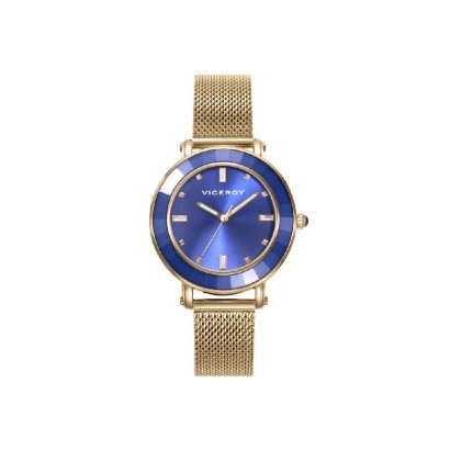 RELOJ ACERO IP DORADO BRAZALETA SRA VA REF. 41128-37