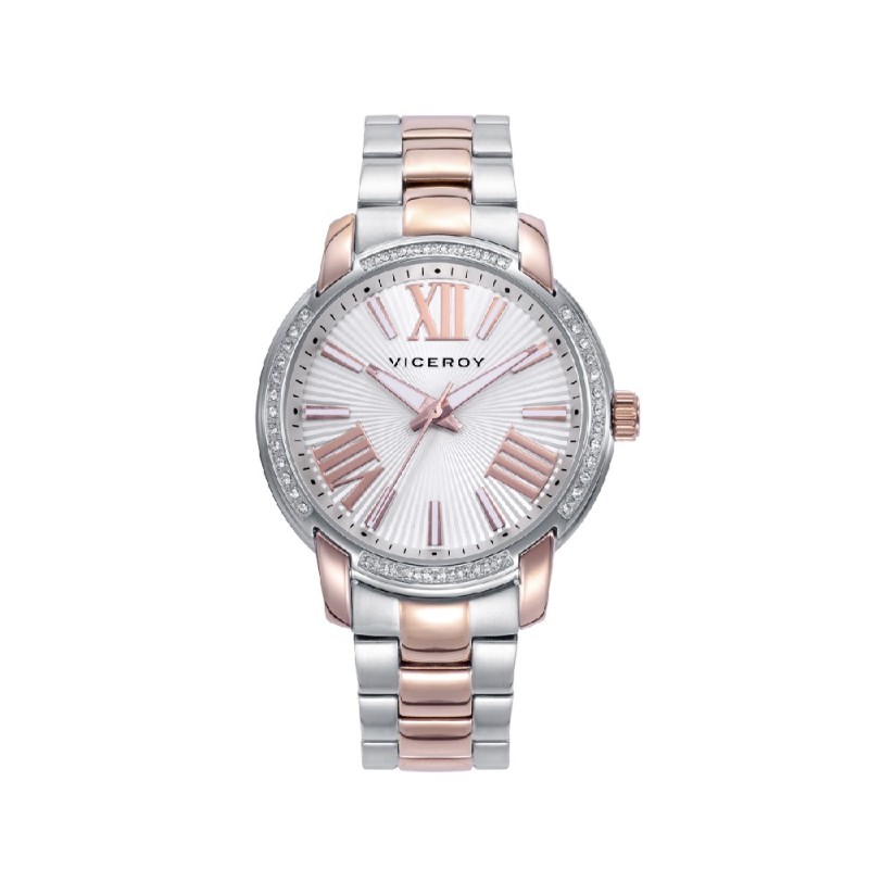 RELOJ ACERO IP ROSA BRAZALETE SRA VA REF. 401266-83 ROCIO OSORNO