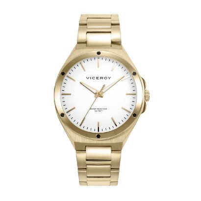 RELOJ ACERO IP DORADO BRAZALETE SR VA  REF. 41141-07