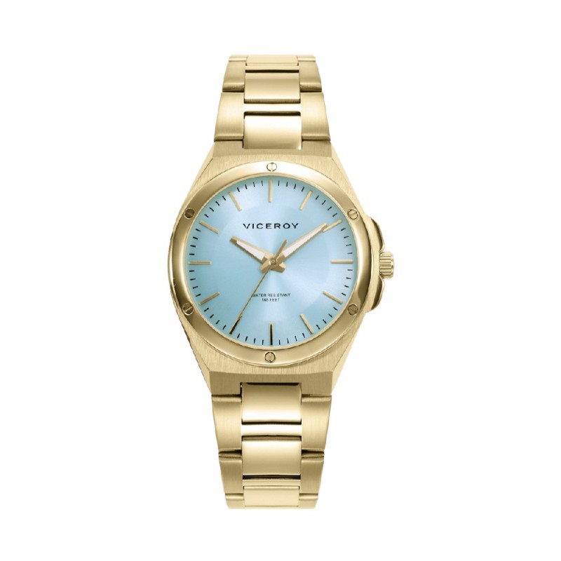 RELOJ ACERO IP DORADO BRAZALETE SRA VA REF. 41136-37