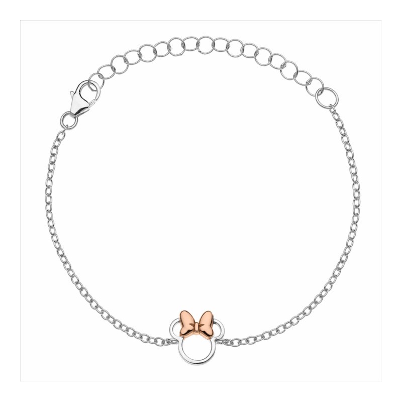 Pulsera Minnie Disney rose plata  AG0006B2