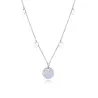 Collar plata baño rodio circonitas sra jewels  13071C000-30
