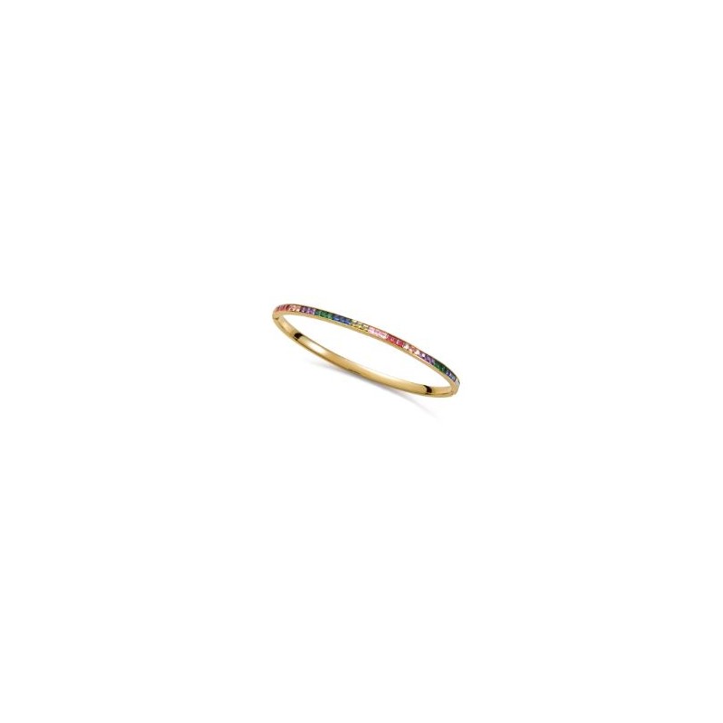 Pulsera acero dorado circonitas color sra 1357P01012