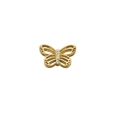 Motivo pulsera acero dorado mariposa sra  1358M01012MR