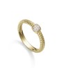 Anillo plata baño oro circonitas sra jewels 9124A016-30