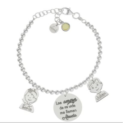 Pulsera mi historia bolas - Amores AG3202