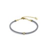 Pulsera acero ip dorado milanesa Dian sra f 6482P01000